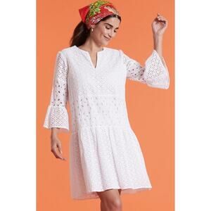 Tyler Boe White Eyelet Dress